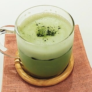 簡単☆おうちでカフェのような抹茶ラテ風